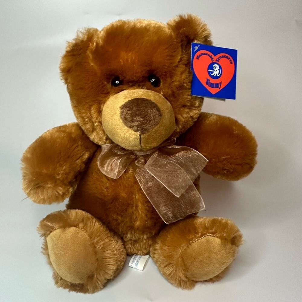 Brown Bear Stuffed Bear Plush - Memorable Treasures Jimmy 10 inches tall